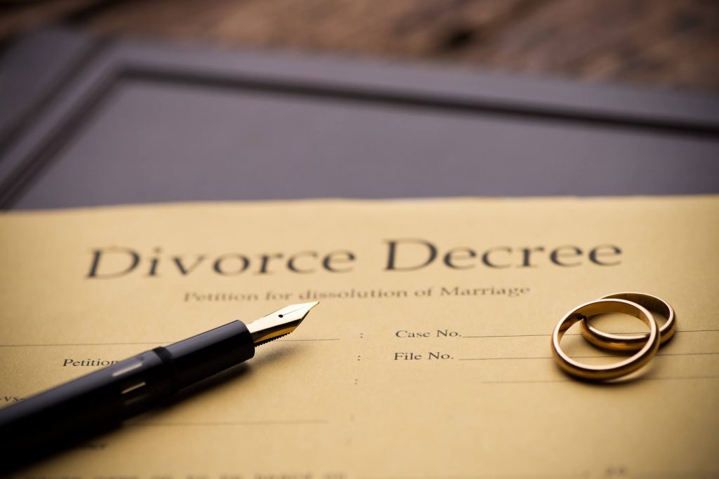 signing final divorce decree